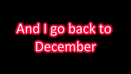 Taylor Swift - Back To December