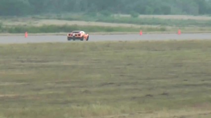 Underground Састезание Gallardo Се Разбива на 200+mph Техаски мили 