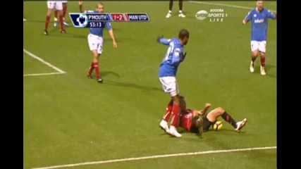 Rooney - Pmouth 1 - 3 Man Utd 