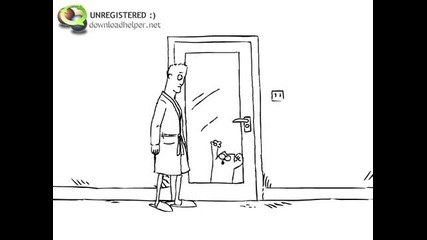 Simon's cat-let me in
