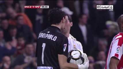 Real Madrid 2 - 1 Sporting Gijon - Xabi Alonso Hd 