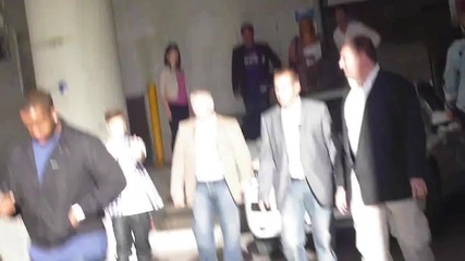 Justin Bieber & Selena Gomez leaving Auckland Hospital, Nz