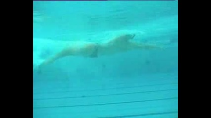 Ian Thorpe Swimming Under - Side