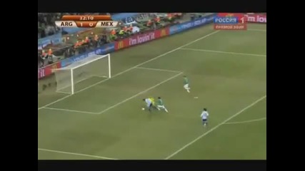 28.06.2010 - Световно - Аржентина 3 - 1 Мексико гол на Игуаин 
