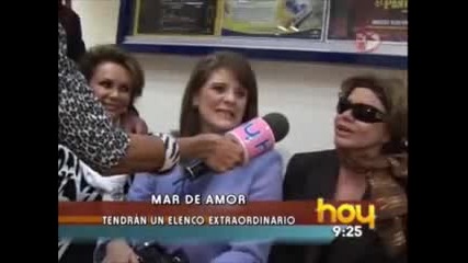 Начало на снимките на новела на Телевиса - Mar de amor 