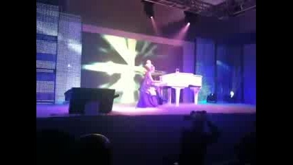 Lady Gaga at Vevo Launch Party Speechless