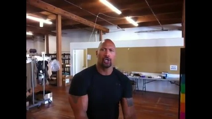 The Rock се бъзика със шакил O'нийл