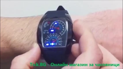 Led часовник - Led Speed Blue