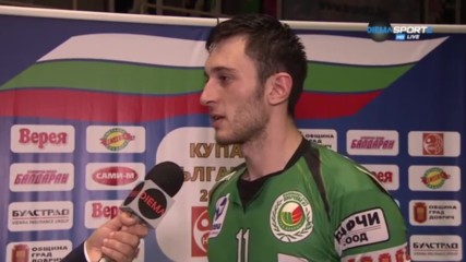 Какво казаха победители и победените във финала за Купата на България по волейбол