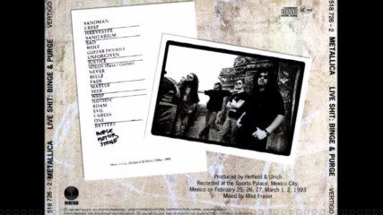 Metallica Live Shit: Binge § Purge Mexico 1993 C D 2