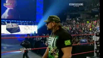 Raw 12/10/2009 Triple H говори със Shawn Michaels по телефона. Jericho & Big Show спорят..смях.. 
