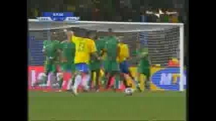 South Africa 0:1 Brazil - Dani alves goal