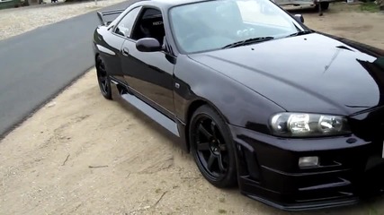 Skyline Rb26 Single turbo - Hks Gtr R33