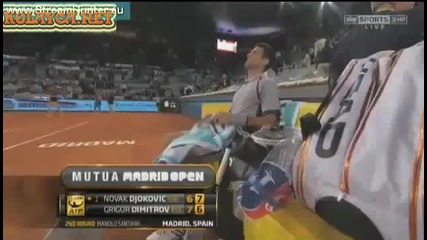 Джокович псува публиката след мача с Григор