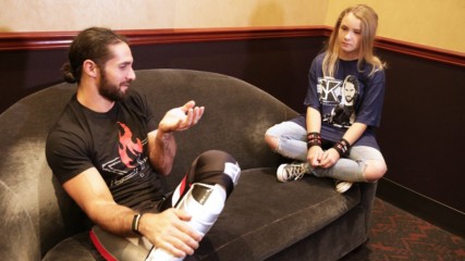 Seth Rollins grants Lizzy’s wish in Los Angeles