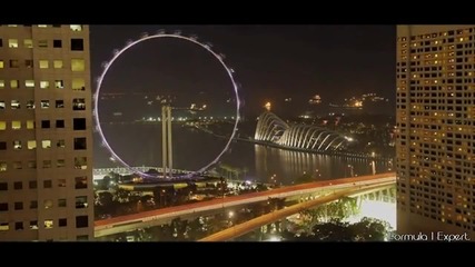 F1 Гран при на Сингапур 2012 - избрани моменти [hd]