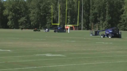 Torrey Smith interview during a 5.6 earthquake