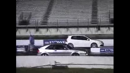 16v turbo Corrado vs. Mk5 R32 - - 