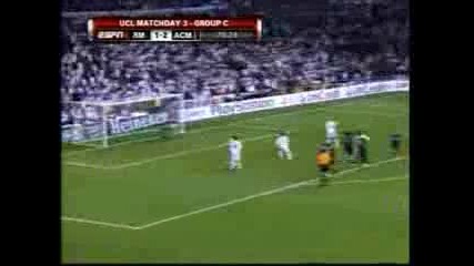 Real Madrid vs Ac Milan (2 - 3) All Goals 