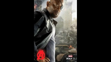 Маниашки постер на Ник Фюри от филма Отмъстителите: Ерата на Ултрон (2015)