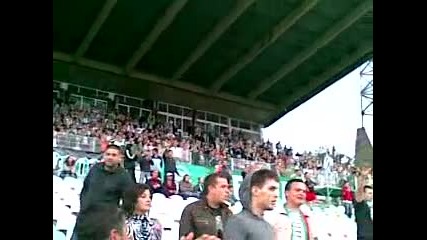 Берое 0 - 1 Славия /16.05.2010/ - Края на мача 
