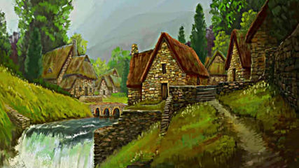 Medieval Fantasy Music Medieval Village Magical Harp and Lute 1 hour