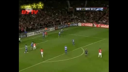 Манчестър Юнайтед 2 - 2 Порто Всички Голове 7.04.2009