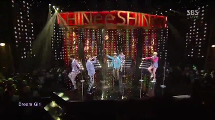 (hd) Shinee - Dream Girl ~ Inkigayo (31.03.2013)