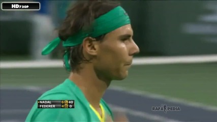 Nadal vs Federer - Indian Wells 2013!