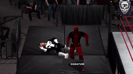 Wwe 13 Deadpool vs The Punisher Last Man Standing Match _ Terriblepain
