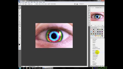 Как да си направим шарено око с Photoshop 