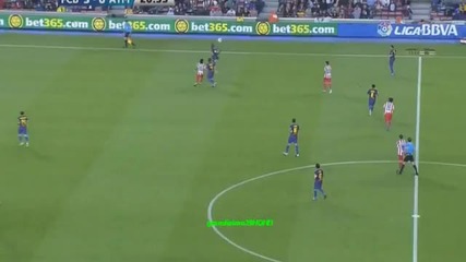 [hd] Fc Barcelona vs Atletico Madrid 5-0 Highlights from La Liga Ligabbva 2011-09-24