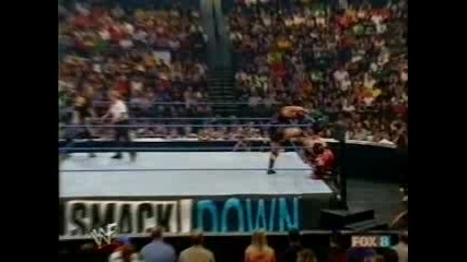 W W F Smackdown.07.26.2001 Острието и Кристчън с/у Райно и Таз 