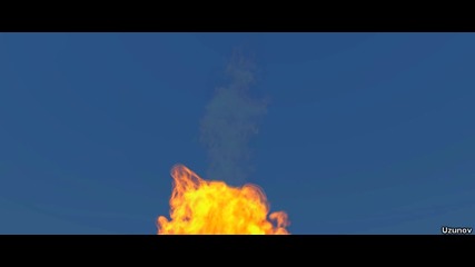 3d анимация - Симулация на огън