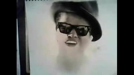 Bruno Mars - Grenade Drawing - рисунка 