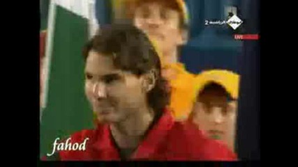 Roger Federer Vs Rafael Nadal Federer Cries Bg Sub