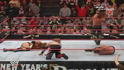 Sweet Chin Music On Randy Orton - New Years Revolution 2007