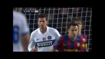 Champions League Barcelona 2 - 0 Inter Highlights