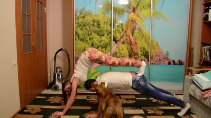 Йога Челлендж С Собакой _ Yoga Challenge