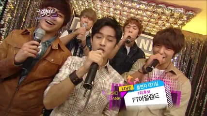 Ft Island - Backstage @ Music Bank (21.09.2012)