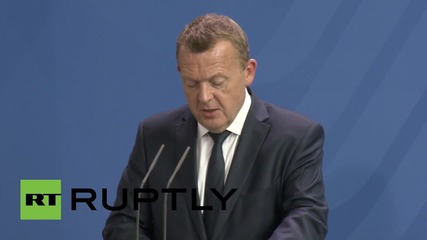 Germany: Merkel and Danish PM Rasmussen discuss refugee crisis
