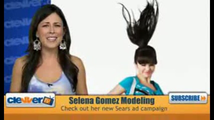 Selena gomez as a model and also a new style