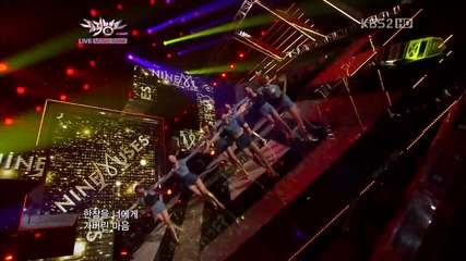 Nine Muses - Ticket ( 09-03-2012 K B S Music Bank )
