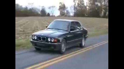 Bmw 750il V12 burnout