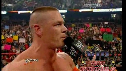 Джон Сина vs См Пънк Raw Slammy Awards Specia 12/14/09