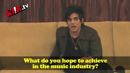 Adam Lambert Interview with Klik.tv 