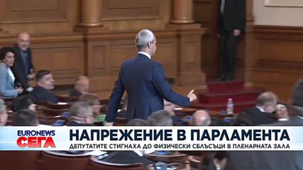 Депутатите стигнаха до физически сблъсъци в пленарната зала