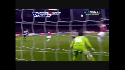 Arsenal - Newcastle 2:1 Гол на Вермален