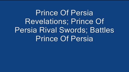 Prince Of Persia Pictures Part 25