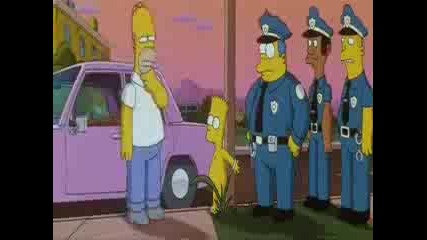 Simpsons The Movie - Barts Naked Dare